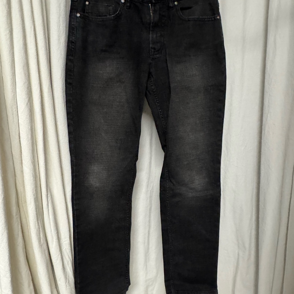Buffalo David Bitton Black Straight Jeans Classic Style